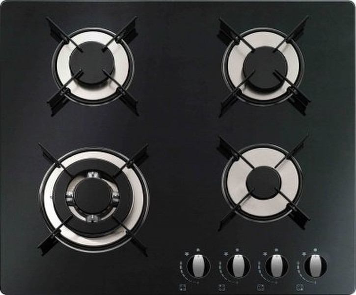 Exquisit EGK 656STGB built-in Gas Black hob