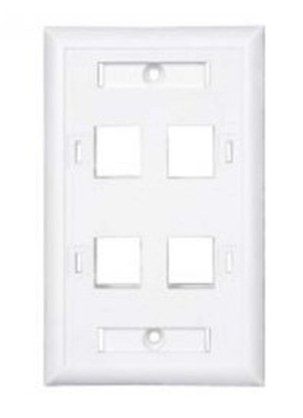 ConduNet 8699614AFP White switch plate/outlet cover