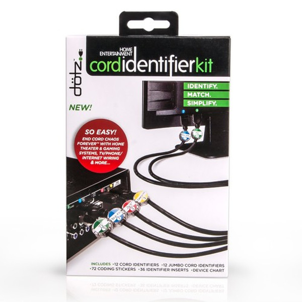 DOTZ DCI131HEK-C Multicolour 24pc(s) cable tie