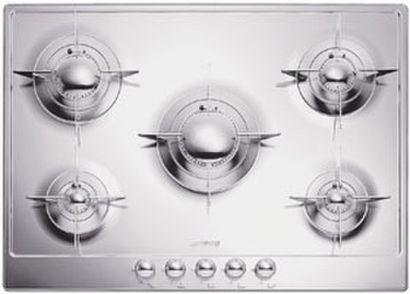 Smeg PNL705ES built-in Gas Stainless steel hob