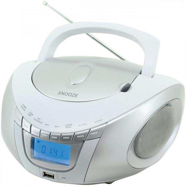 Soundmaster SCD3850WS Digital White CD radio