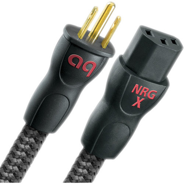 AudioQuest 2m NRG-X3 1.8m C5 coupler Black,Grey