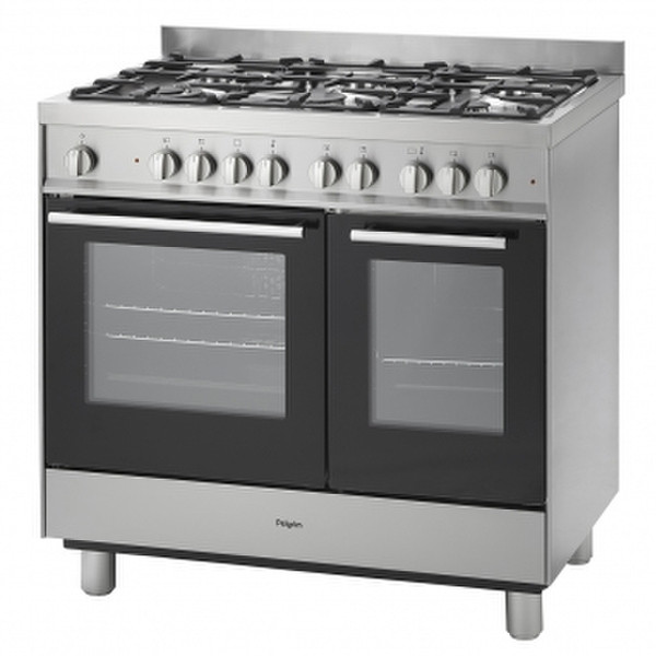 Pelgrim NF942RVSA Freistehend Gas hob A Edelstahl Küchenherd