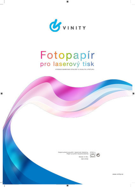 Vinity 2030051006 A4 (210×297 mm) Glanz Weiß Druckerpapier