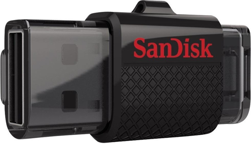 Sandisk Ultra Dual USB Drive 64GB USB 3.0/Micro-USB Schwarz USB-Stick