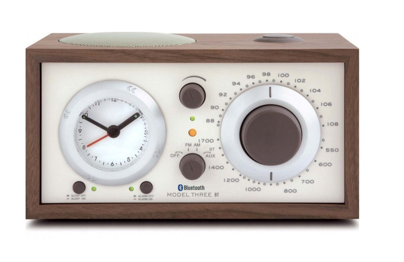 Tivoli Audio Three BT Portable Analog Beige,Walnut radio