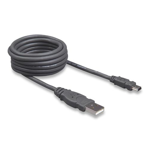 Belkin Pro Series USB 5-Pin Mini-B Cable 6 feet 1.8m USB A Mini-USB B Grau USB Kabel