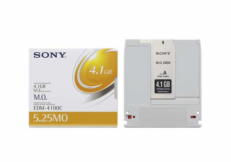 Sony EDM4100CWW 4.1MB 5.25Zoll Magnet Optical Disk