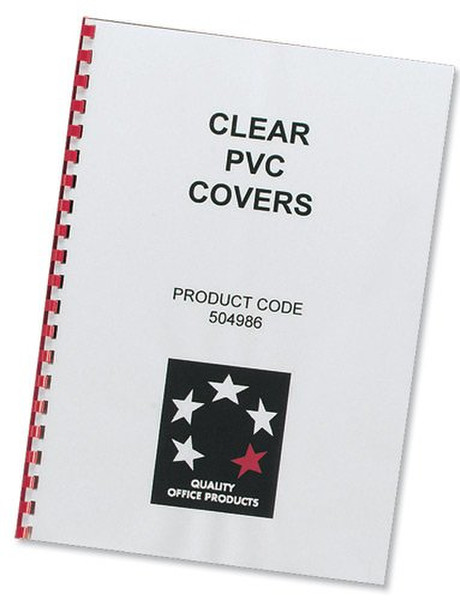 5Star 916345 A4 PVC Transparent 100pc(s) binding cover