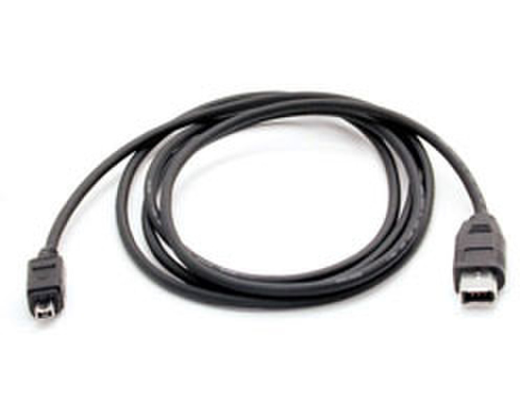 StarTech.com 6 ft IEEE-1394 Firewire Cable 4-6 M/M 1.83м Черный FireWire кабель