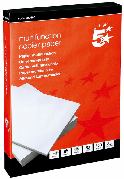 5Star 297560 A3 (297×420 mm) Weiß Druckerpapier