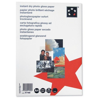 5Star 917480 A4 Gloss White photo paper