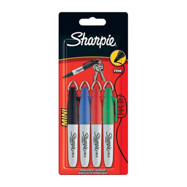 Sharpie S0811250 Black,Blue,Green,Red 4pc(s) permanent marker