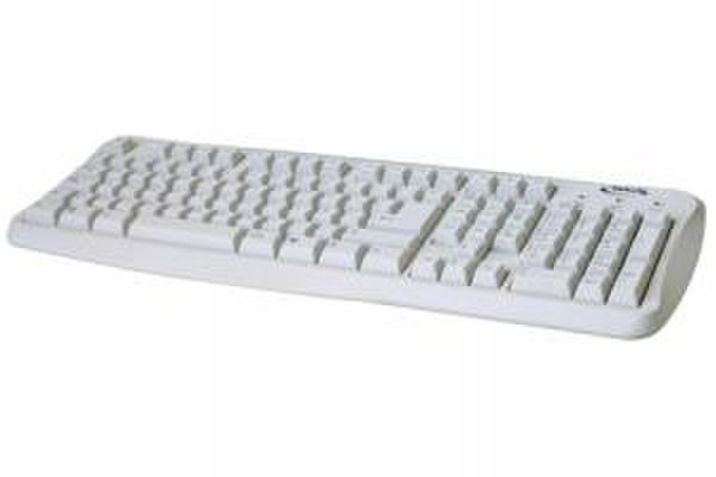 NGS Cute White PS/2 QWERTY Weiß Tastatur