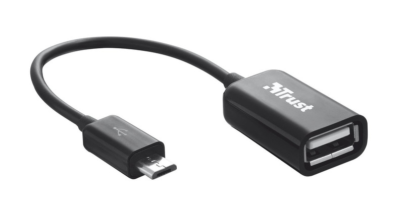 Trust 19910 USB B Micro-USB B Черный кабель USB