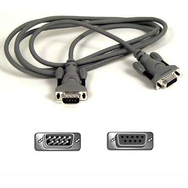 Belkin F2N209-10-T 3м Серый кабель клавиатуры / видео / мыши