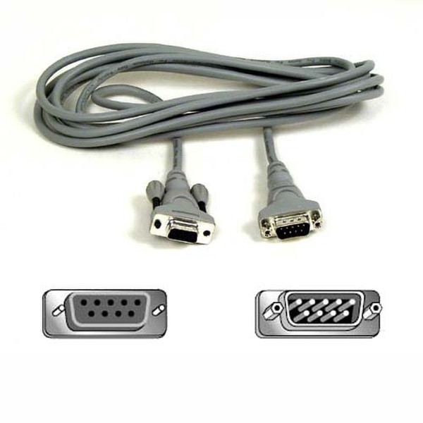 Belkin F2N209-10 3m Grau Tastatur/Video/Maus (KVM)-Kabel