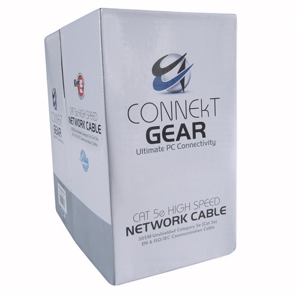 Group Gear 28-0305UG/GN 305m Cat5e U/UTP (UTP) Green networking cable