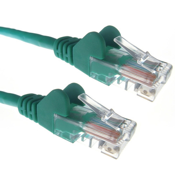 Group Gear 28-0003GN 0.3m Cat5e U/UTP (UTP) Green networking cable