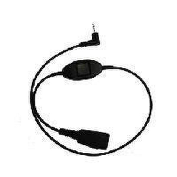 Jabra Adaptor cord QD -> 2.5mm 0.5м Черный телефонный кабель