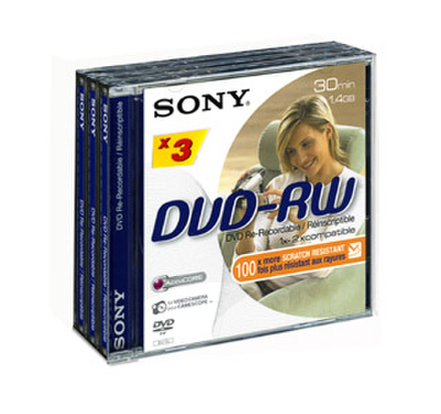 Sony 3DMW30AJ 1.4GB DVD-RW blank DVD