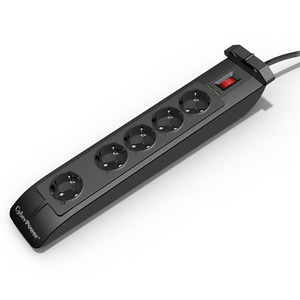 CyberPower SB0501BA 5AC outlet(s) 250V 1m Black surge protector