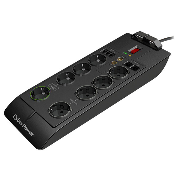 CyberPower SB0801PRG 8AC outlet(s) 250V 2.4m Black surge protector