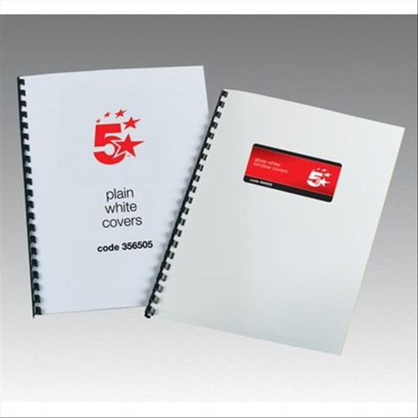 5Star 915641 A4 PVC Transparent 100pc(s) binding cover