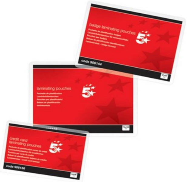 5Star 916663 100pc(s) laminator pouch