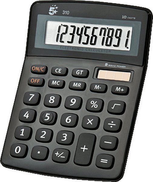 5Star 310 Desktop Basic calculator Black,White