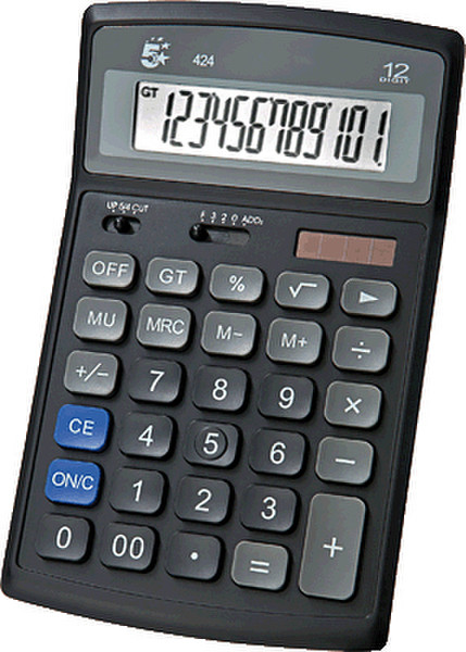 5Star 424 Desktop Basic calculator Schwarz