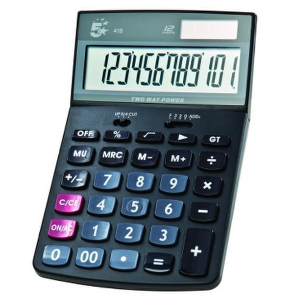 5Star 960120 Pocket Basic calculator Black calculator