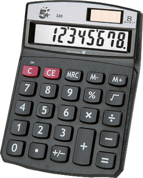 5Star 320 Desktop Basic calculator Black