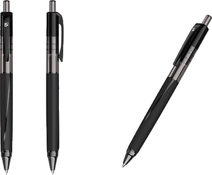 5Star 961028 Retractable gel pen Black 1pc(s)