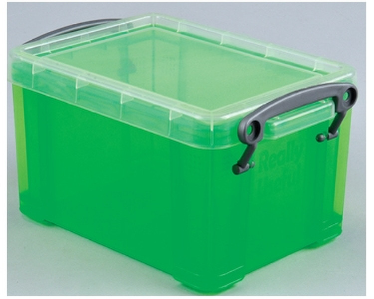 Really Useful Boxes transparante opbergdoos 0,7 l groen Green file storage box/organizer
