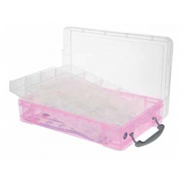 Really Useful Boxes UB4LDR Pink Box & Organizer zur Aktenaufbewahrung