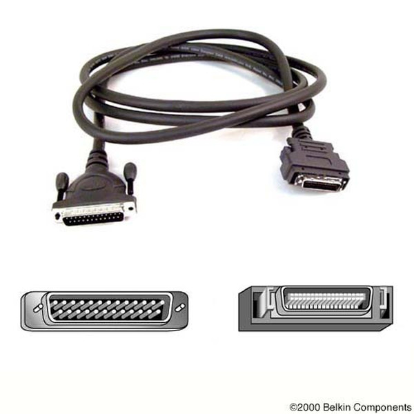 Belkin IEEE 1284 Printer Cable, 10 feet 3м Черный кабель для принтера