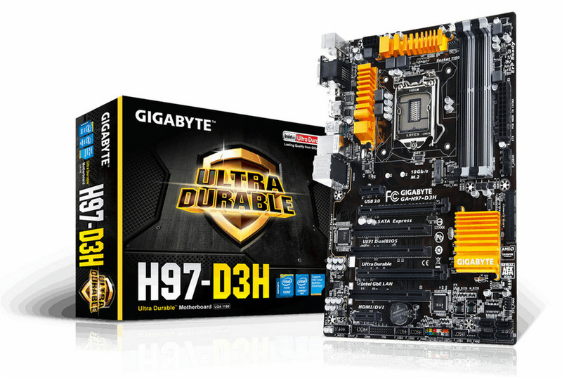 Gigabyte GA-H97-D3H Intel H97 Socket H3 (LGA 1150) ATX материнская плата