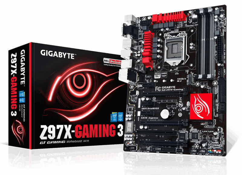 Gigabyte GA-Z97X-Gaming 3 Intel Z97 Socket H3 (LGA 1150) ATX Motherboard