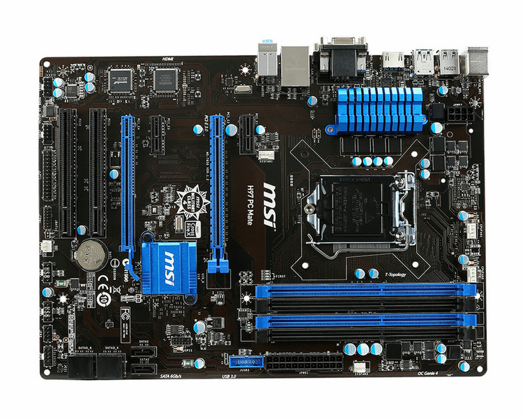MSI H97 PC MATE Intel H97 Socket H3 (LGA 1150) ATX motherboard