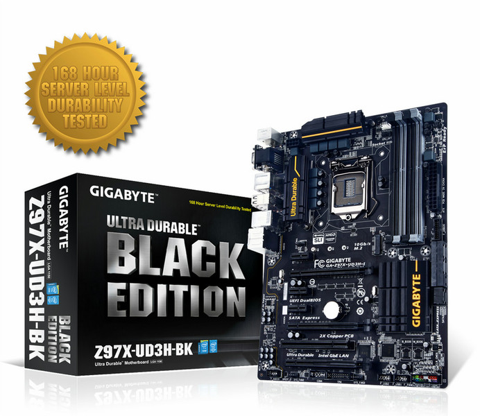 Gigabyte GA-Z97X-UD3H-BK Intel® Z97 Express Chipset Socket H3 (LGA 1150) ATX motherboard