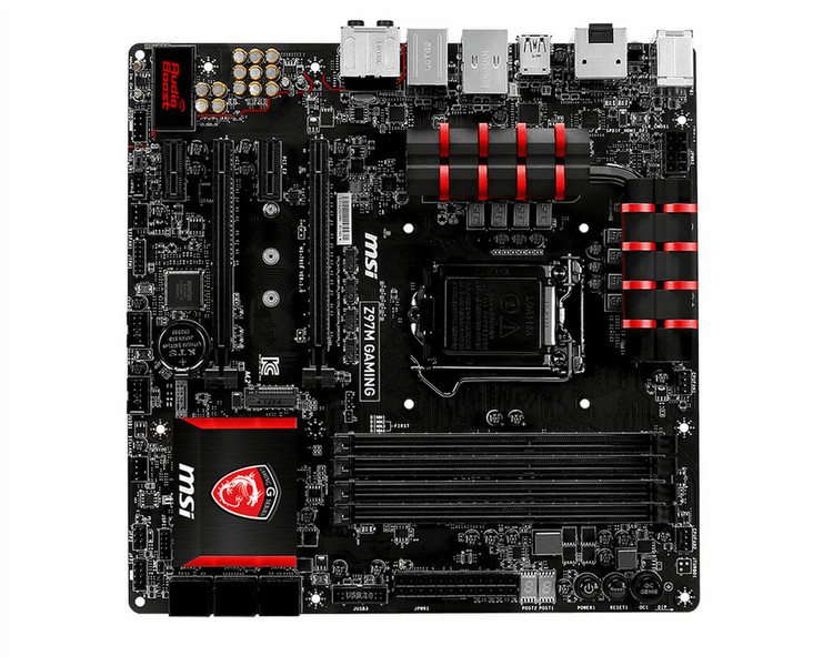 MSI Z97M GAMING Intel Z97 Socket H3 (LGA 1150) Micro ATX Motherboard