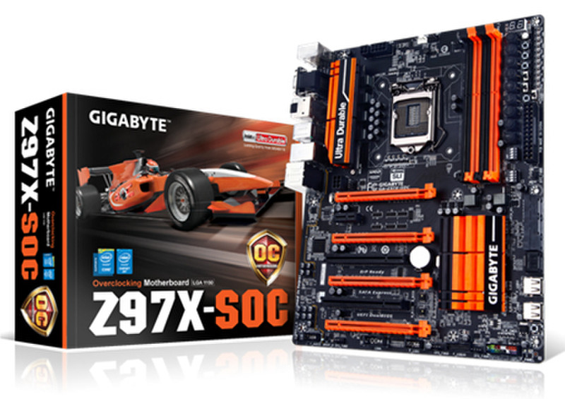 Gigabyte GA-Z97X-SOC Intel Z97 Socket H3 (LGA 1150) ATX материнская плата