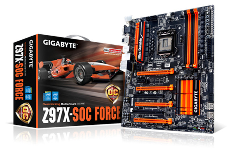 Gigabyte GA-Z97X-SOC FORCE Intel Z97 Socket H3 (LGA 1150) ATX материнская плата