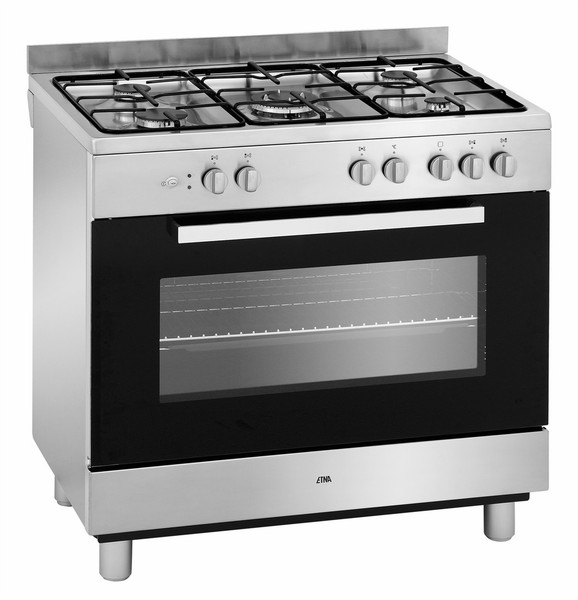 ETNA 1983RVSA Freestanding Gas hob A Stainless steel cooker