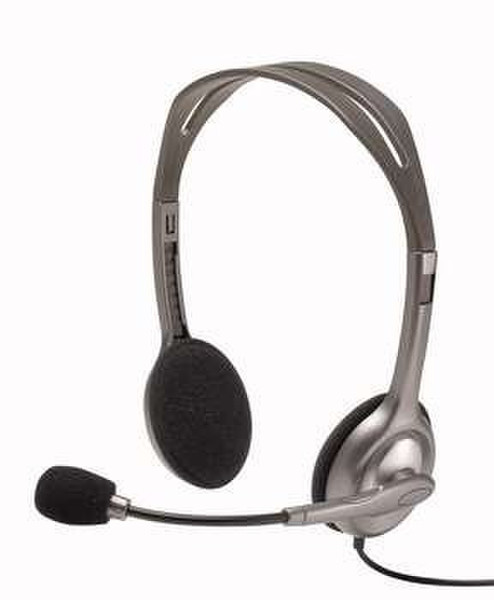 Labtec Stereo 342 Headset Silber Headset