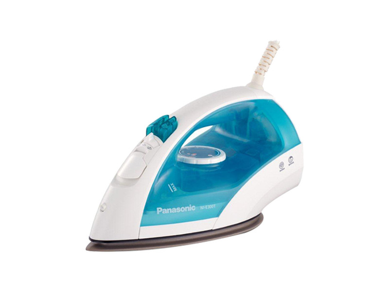 Panasonic NI-E300TATW Dry & Steam iron Titanium soleplate 1430W Blue,White iron