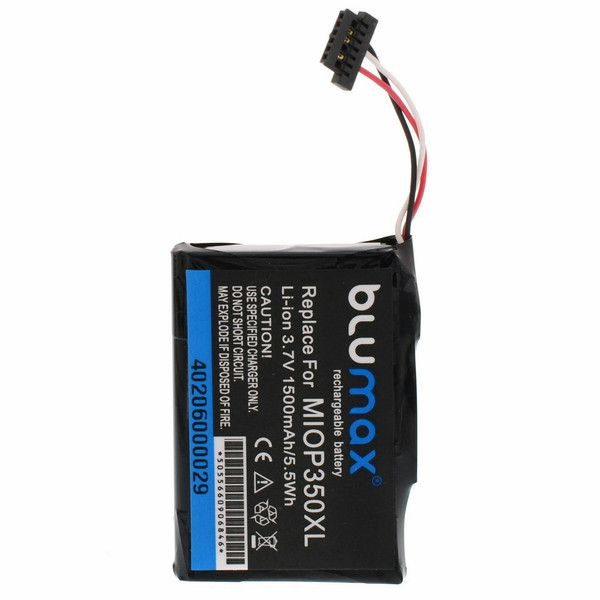 Blumax 40206 Lithium-Ion 1500mAh 3.7V rechargeable battery