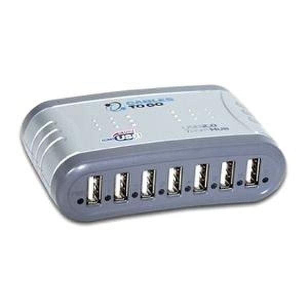 C2G Port Authority 7-Port USB 2.0 Hub 480Mbit/s Grau Schnittstellenhub