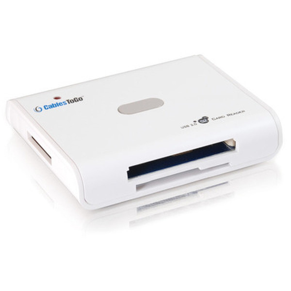 C2G 52-in-1 USB 2.0 Memory Card Reader USB 2.0 White card reader